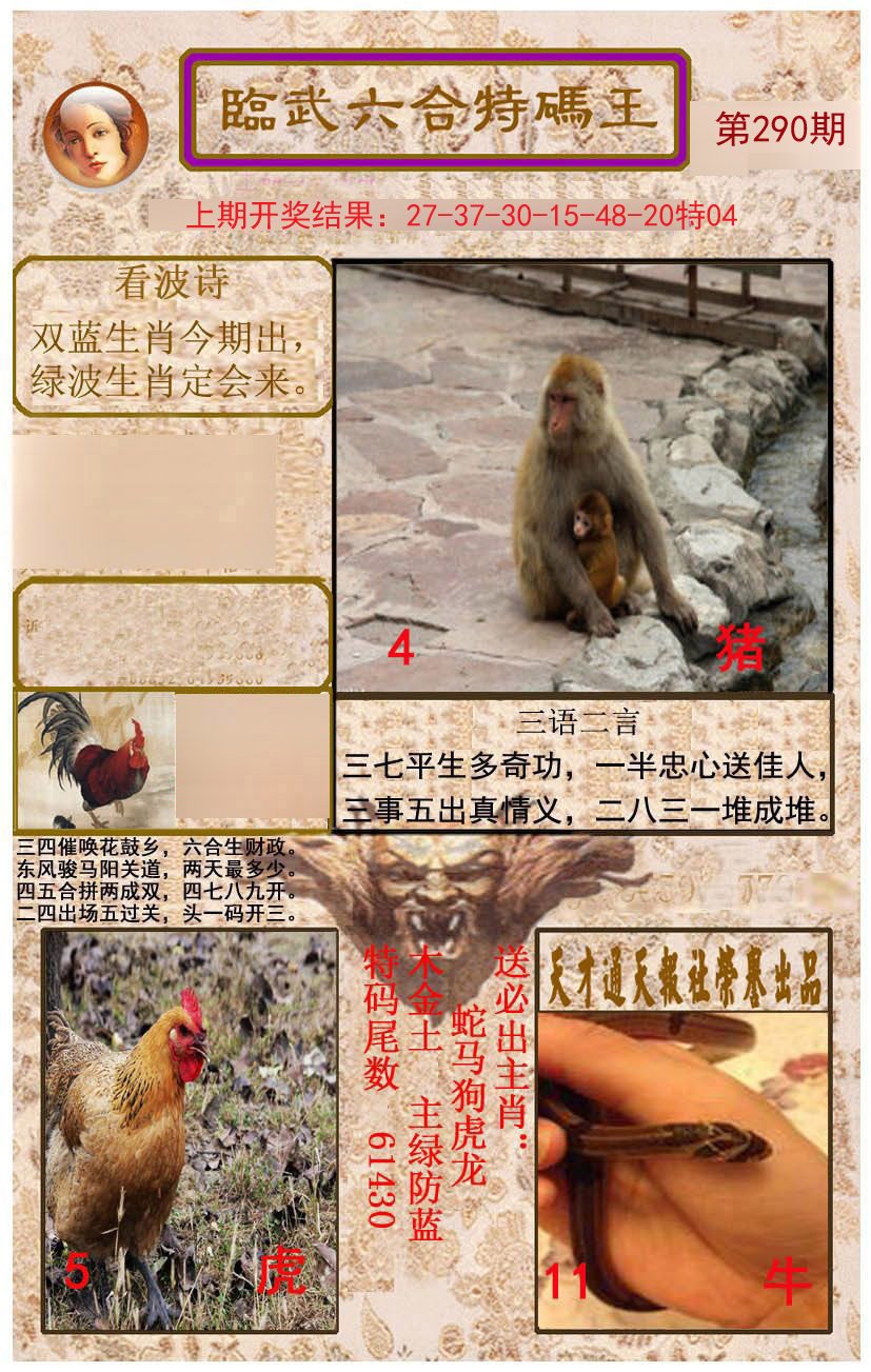 2024290期临武六合特码王