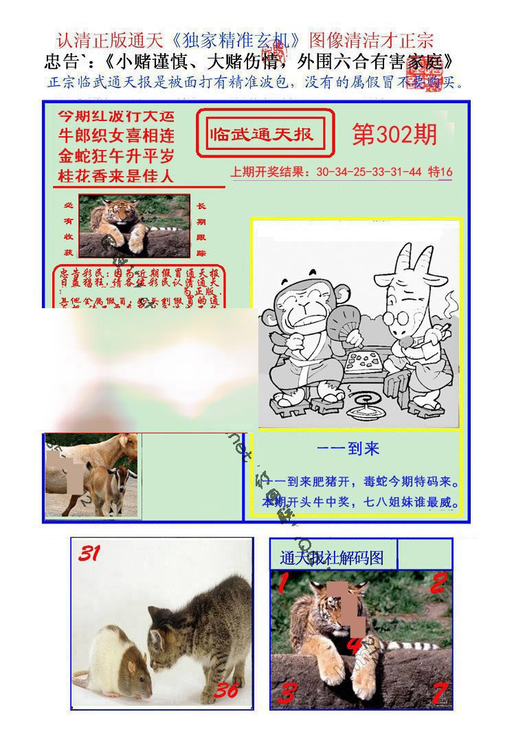 2024302期临武通天报