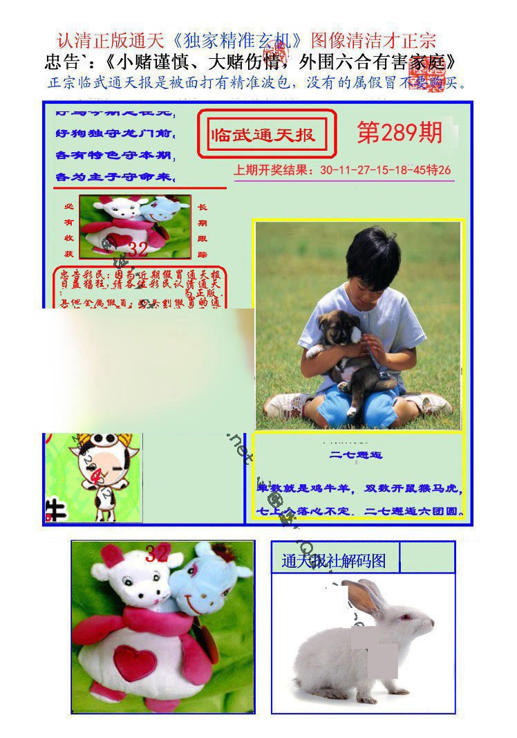 2024289期临武通天报
