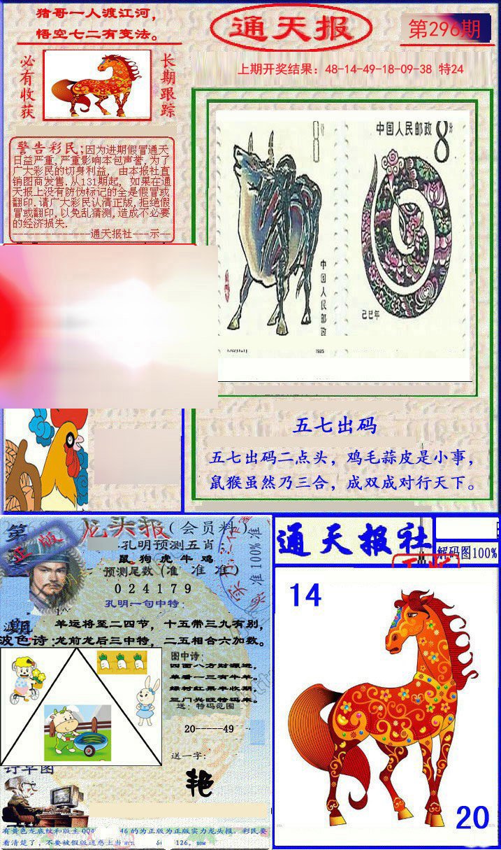 2024296期实力通天报