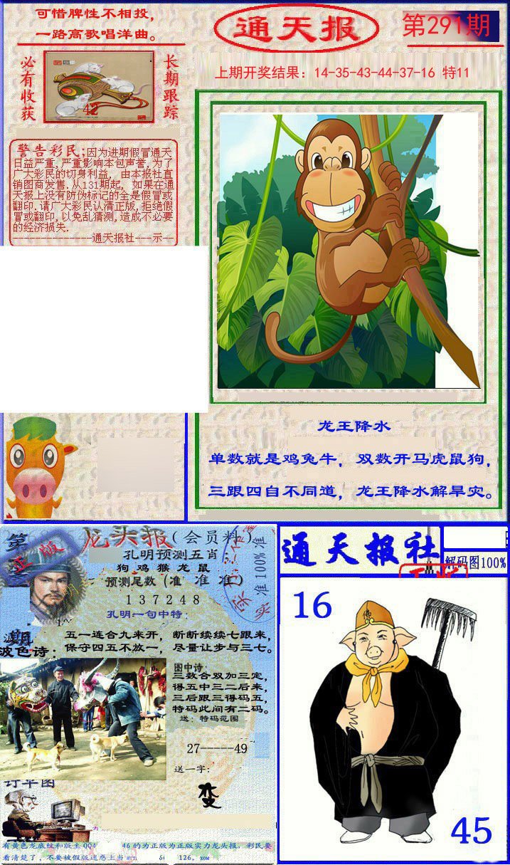 2024291期实力通天报