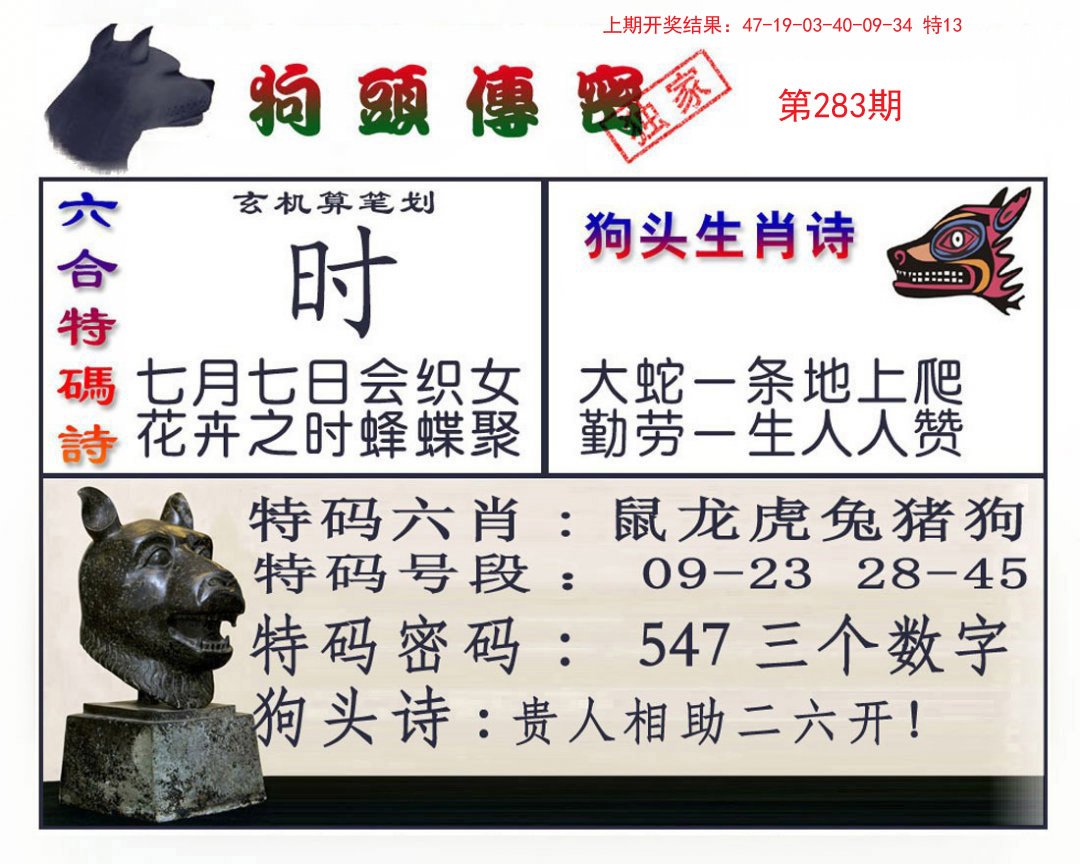2024283期狗头传密