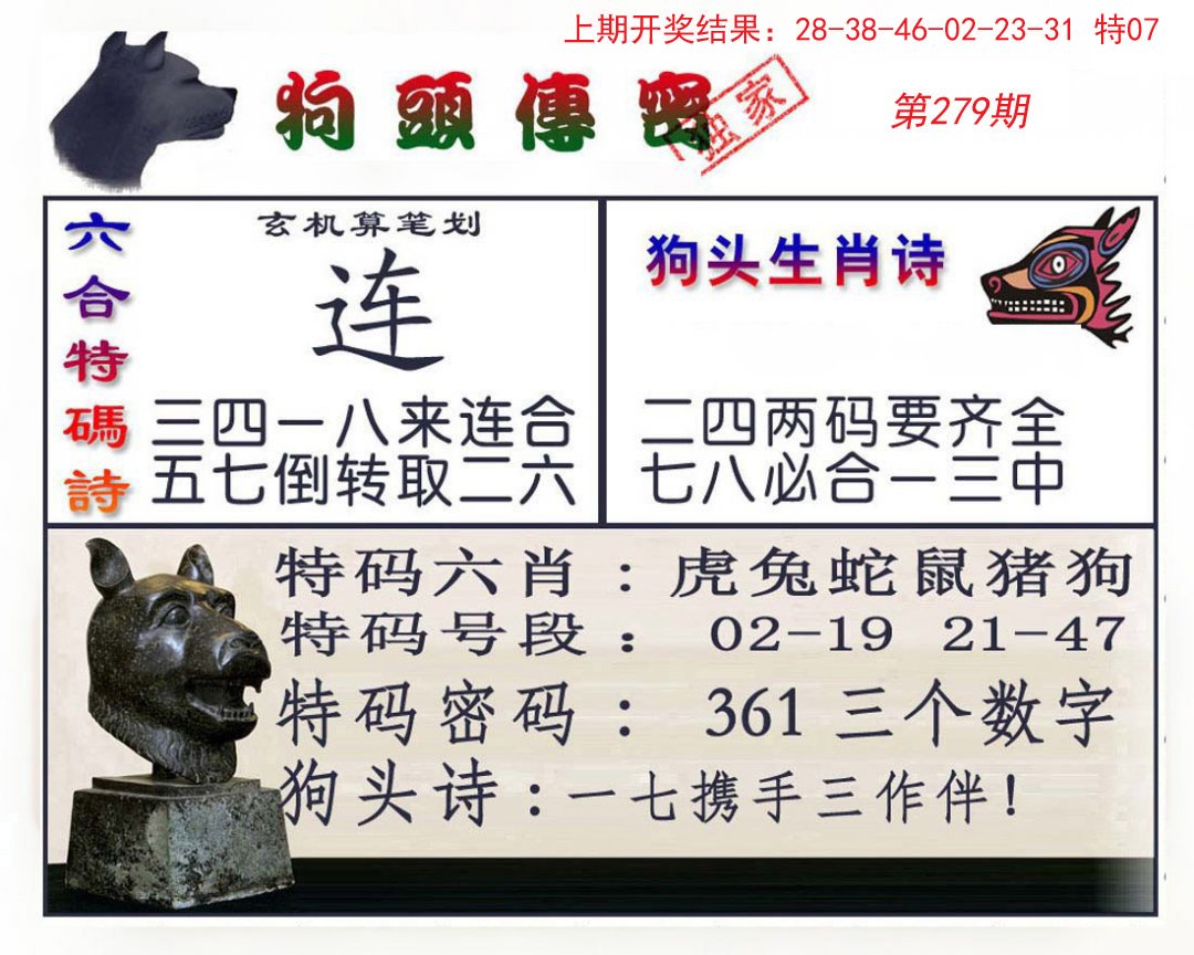 2024279期狗头传密