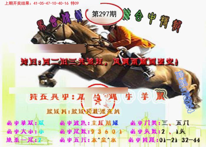 2024297期马会传真-综合报
