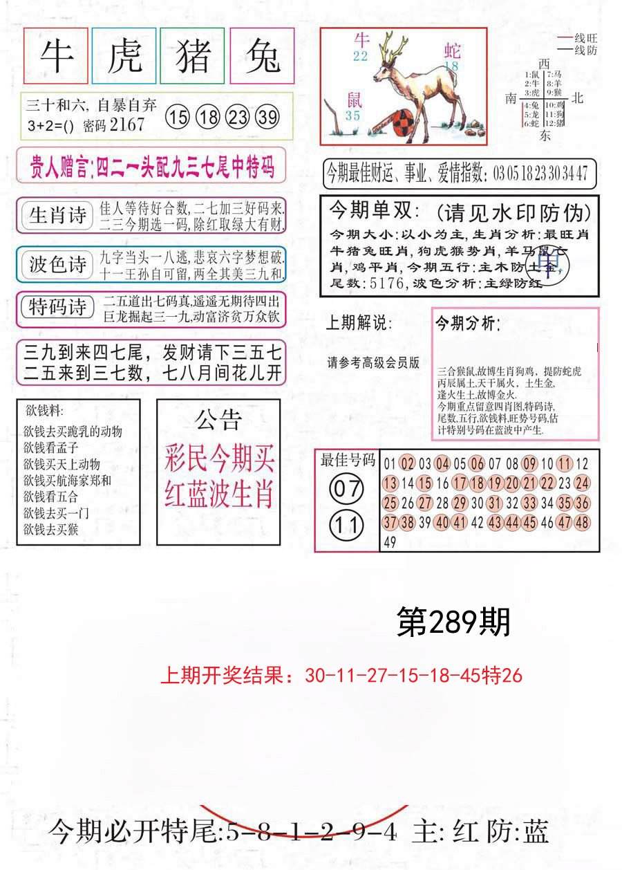 2024289期凤凰闲情A