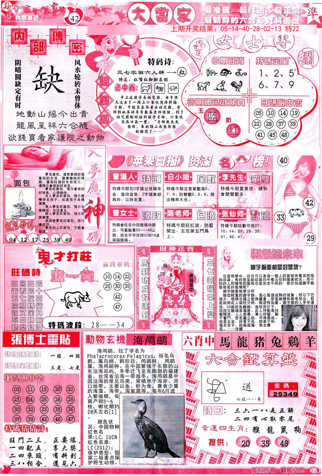 2024281期彩卷后庄B