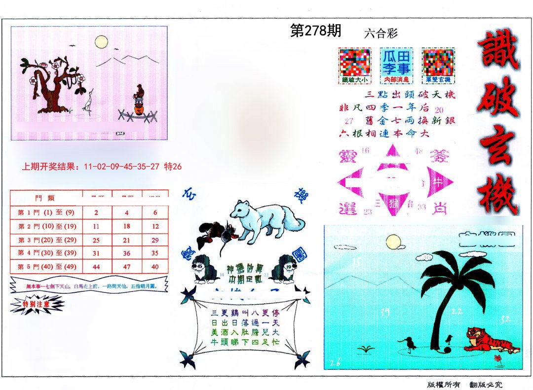 2024278期识破玄机