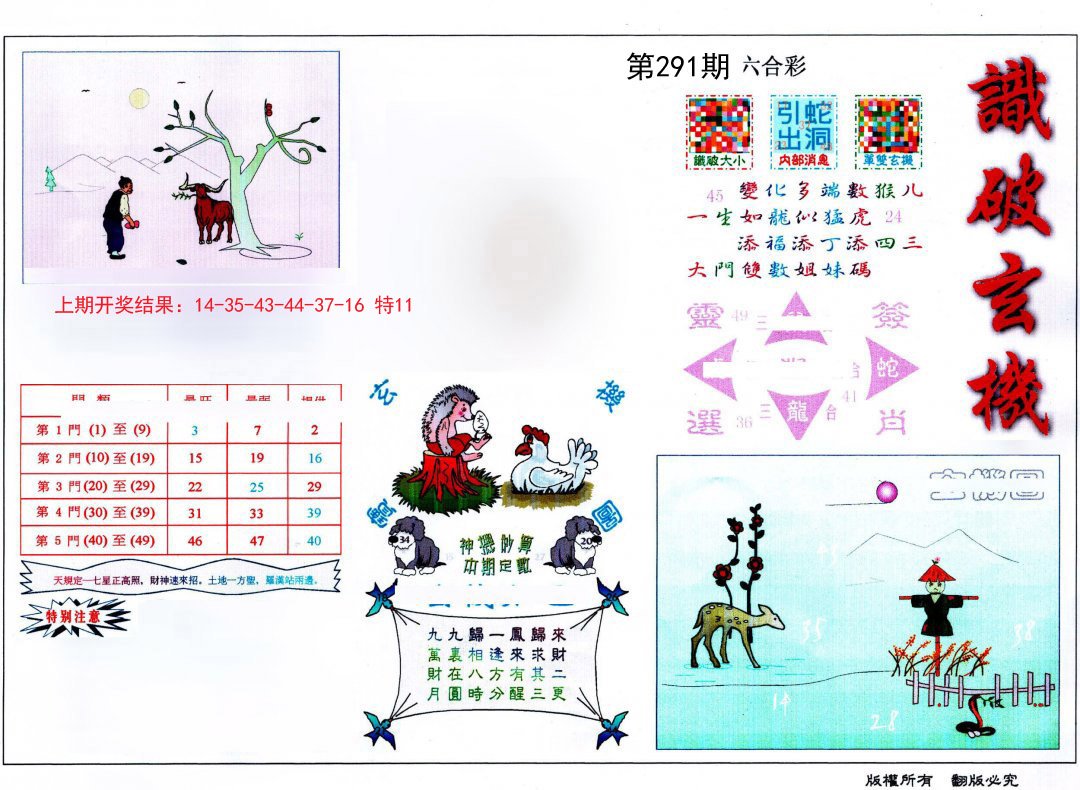 2024291期识破玄机