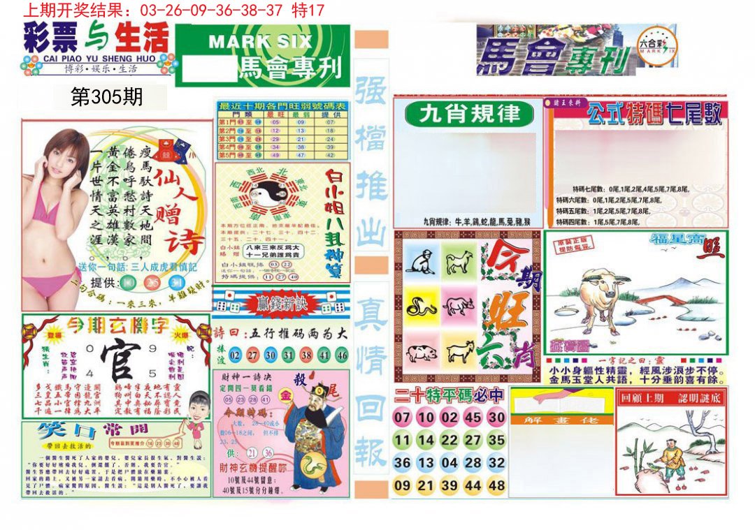 2024305期马会专刊A