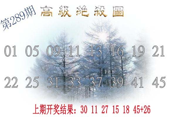 2024289期高级内部绝杀