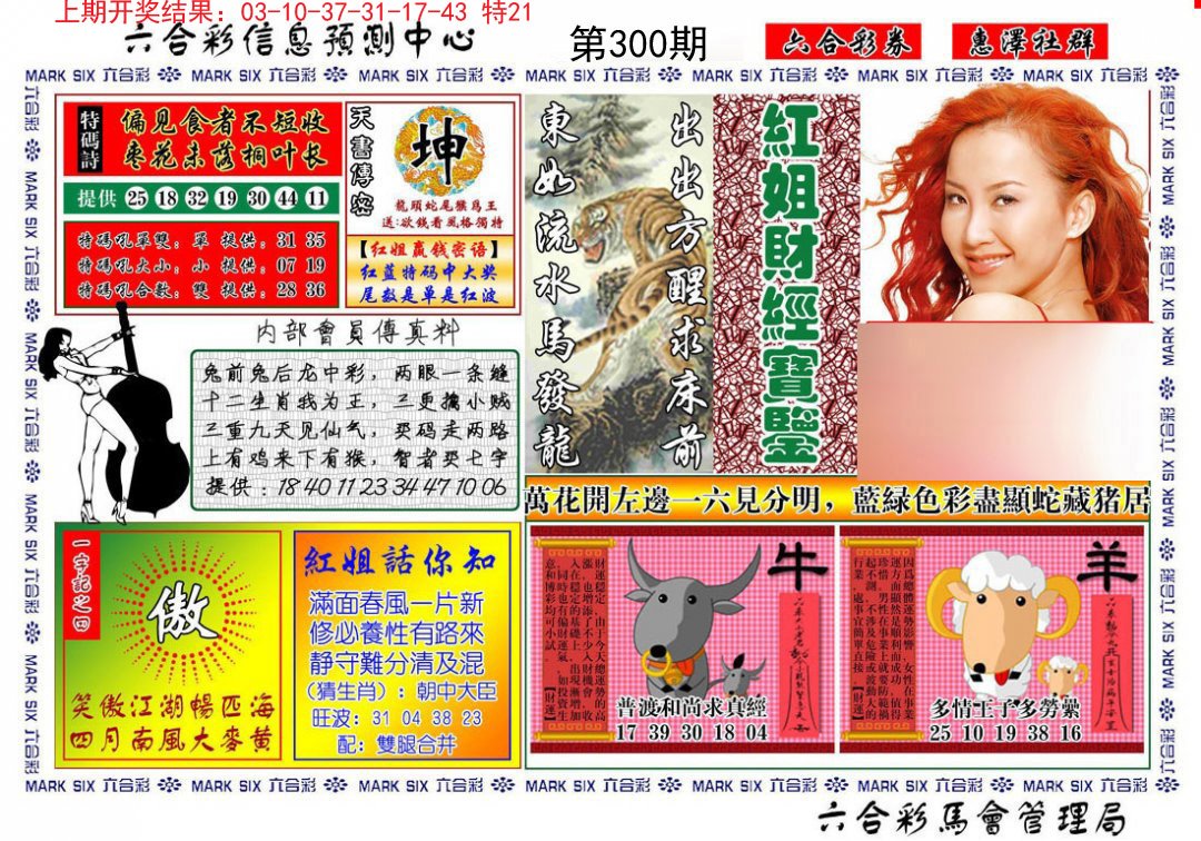 2024300期红姐财经宝鉴