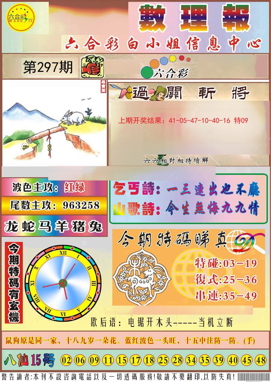 2024297期九龙数理报
