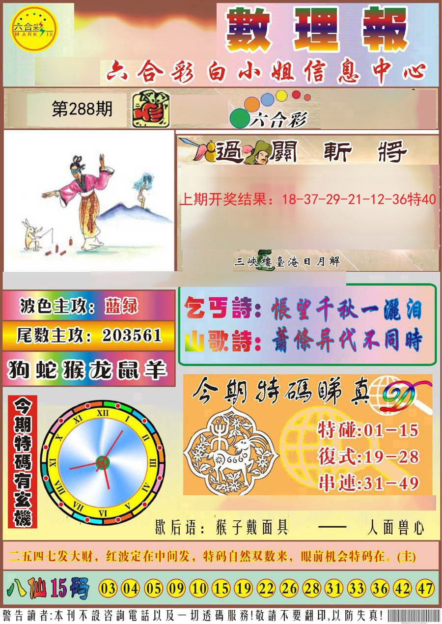 2024288期九龙数理报