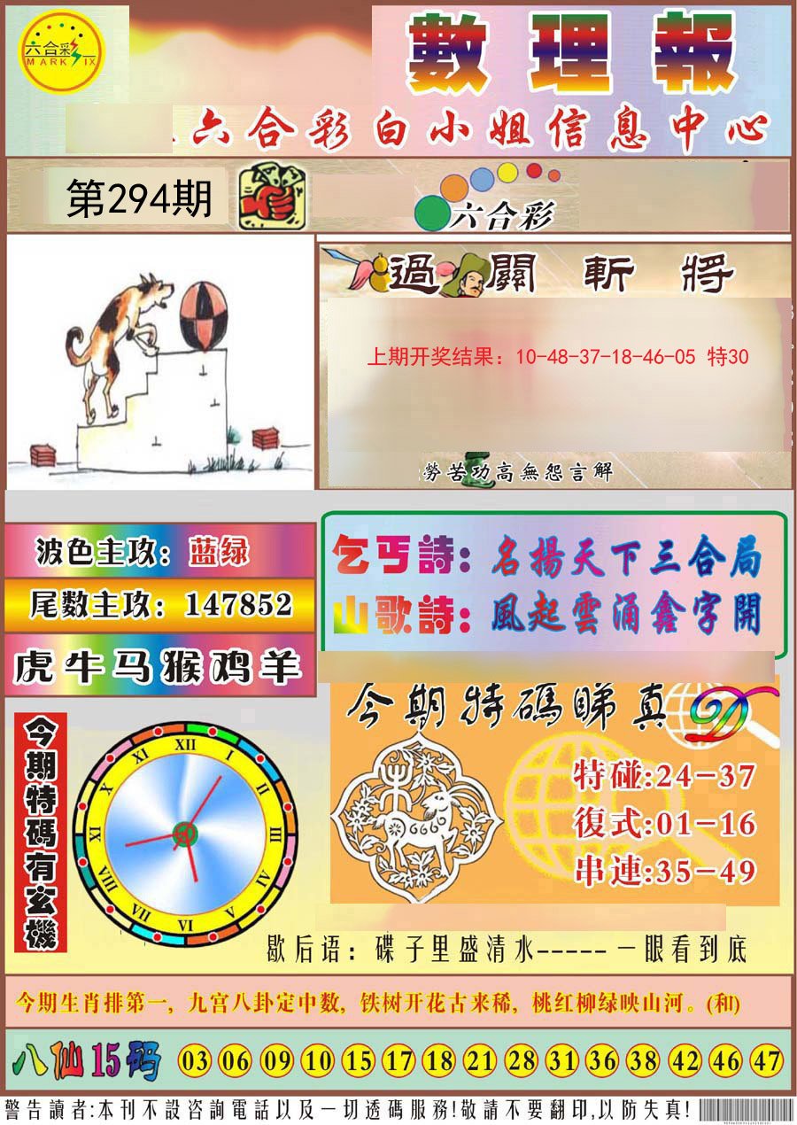 2024294期九龙数理报