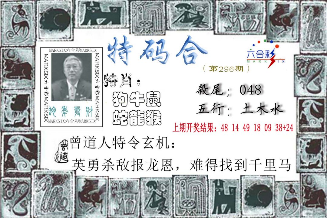 2024296期特准特码令