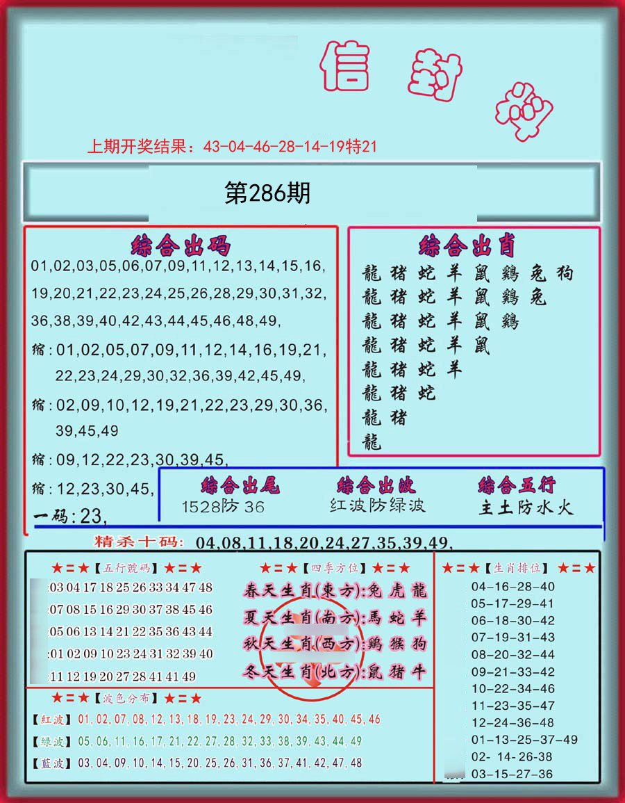 2024286期信封料