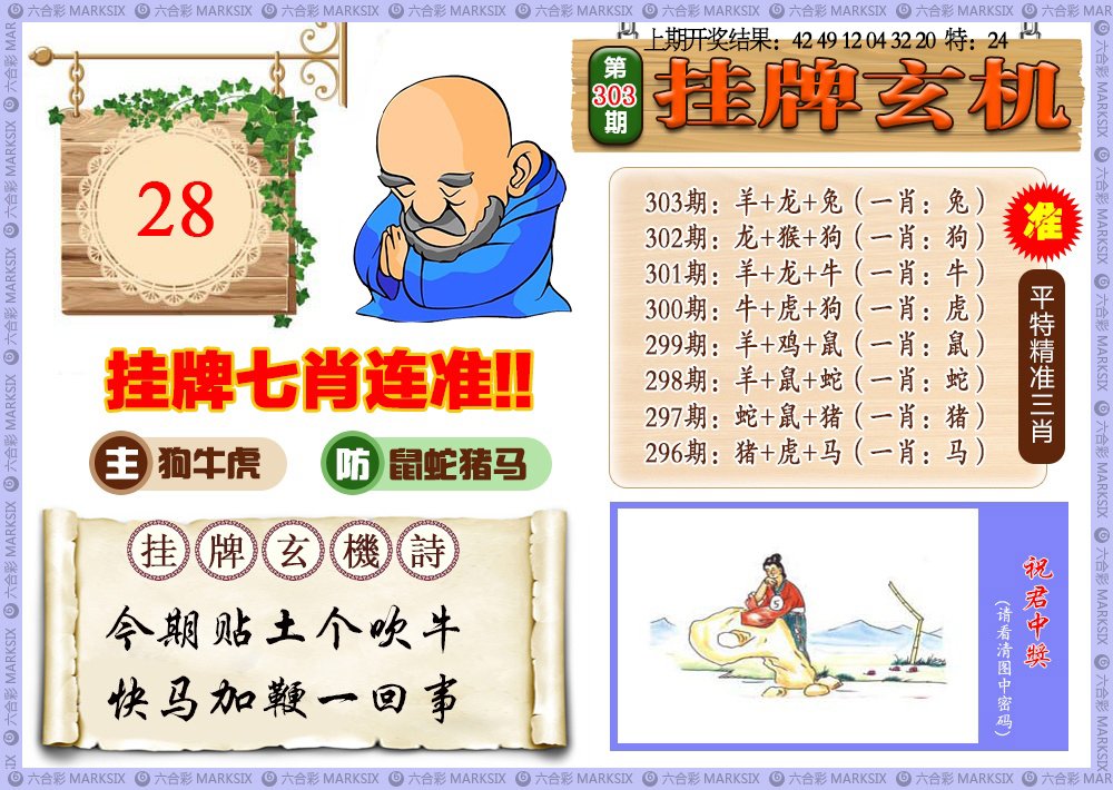2024303期挂牌玄机