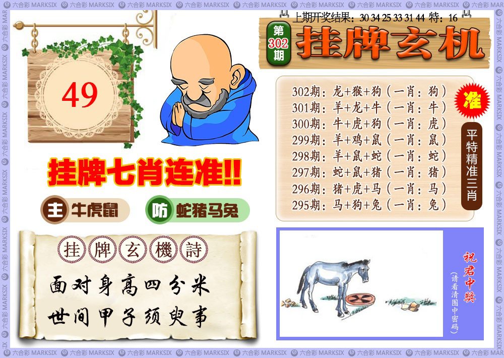 2024302期挂牌玄机