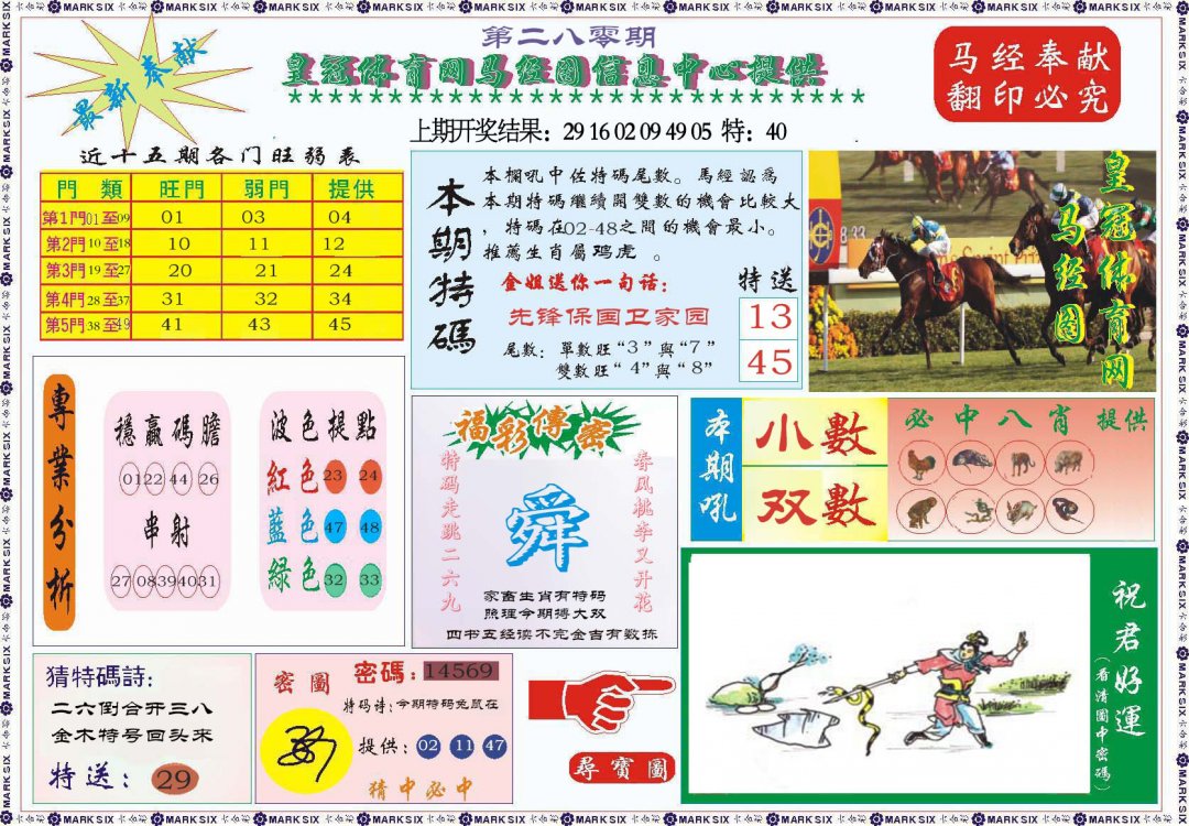 2024280期体育网马经图