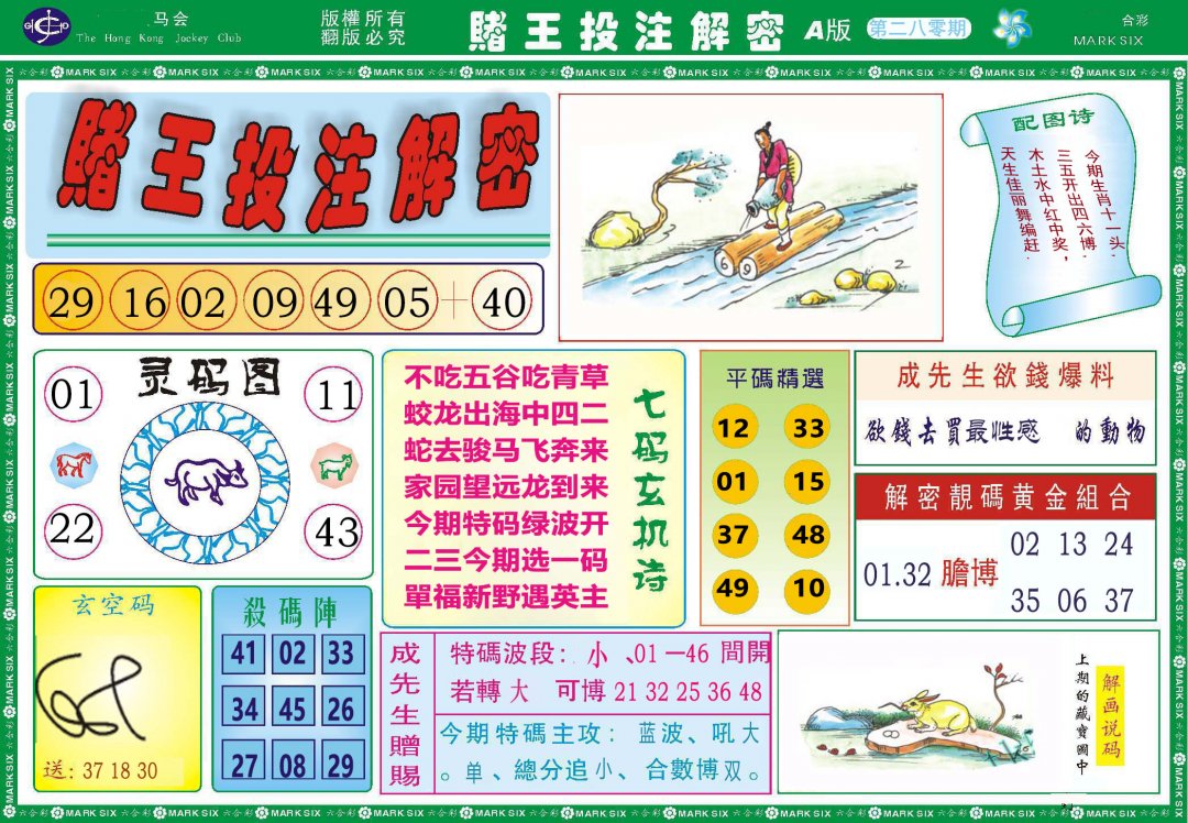 2024280期赌王投注解密