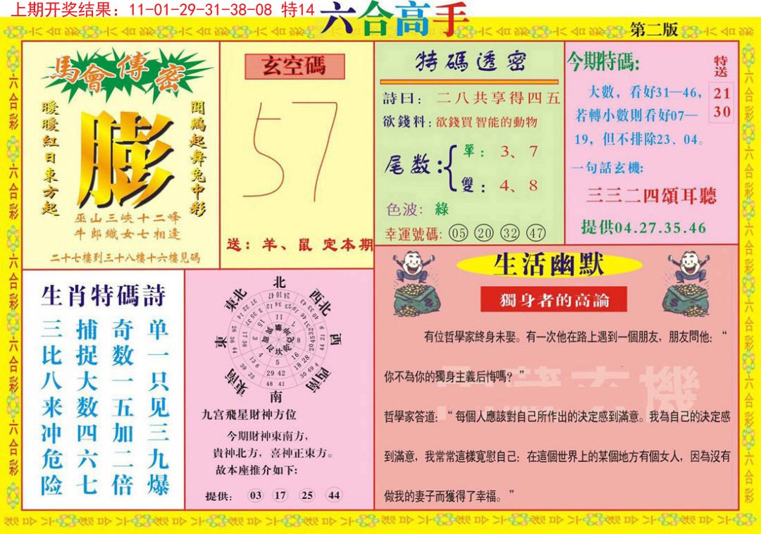 2024292期六合高手B