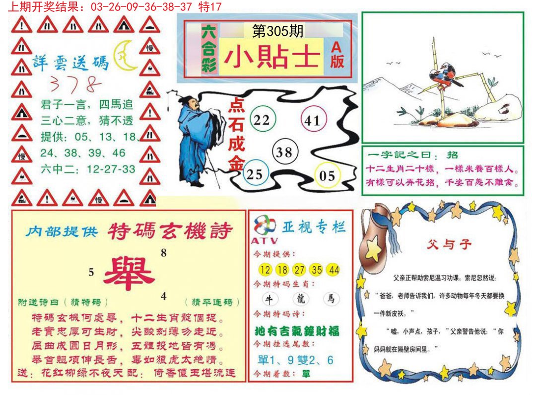 2024305期小贴士A