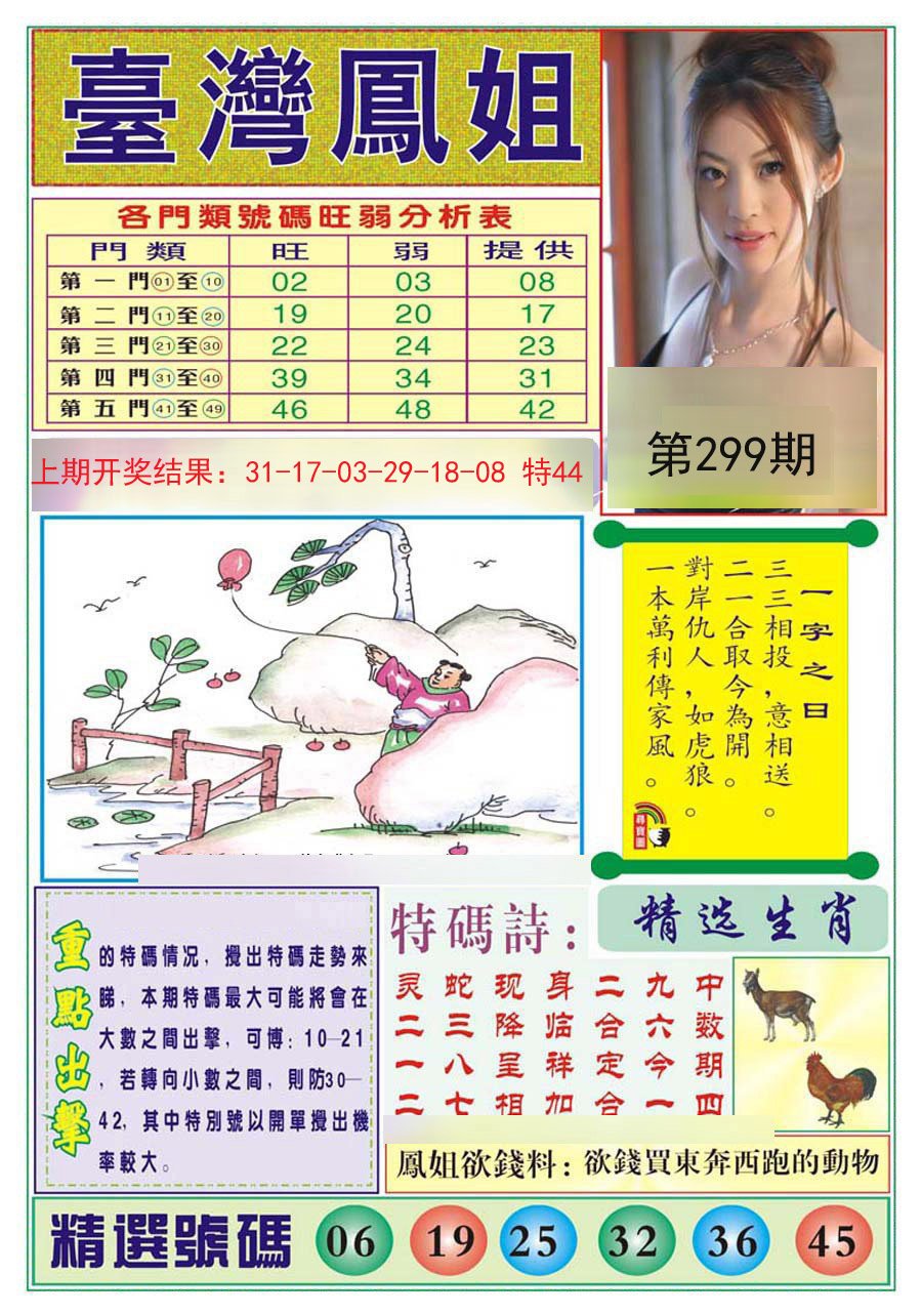 2024299期台湾凤姐