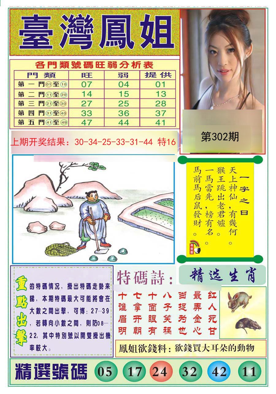 2024302期台湾凤姐