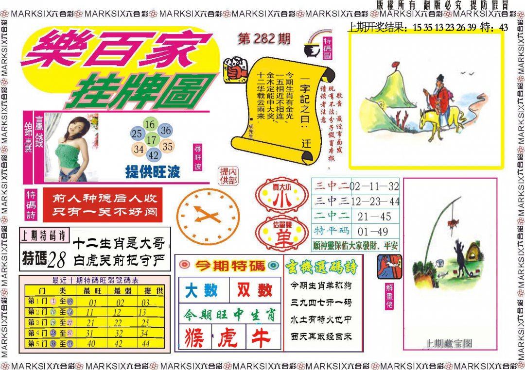 2024282期乐百家挂牌图