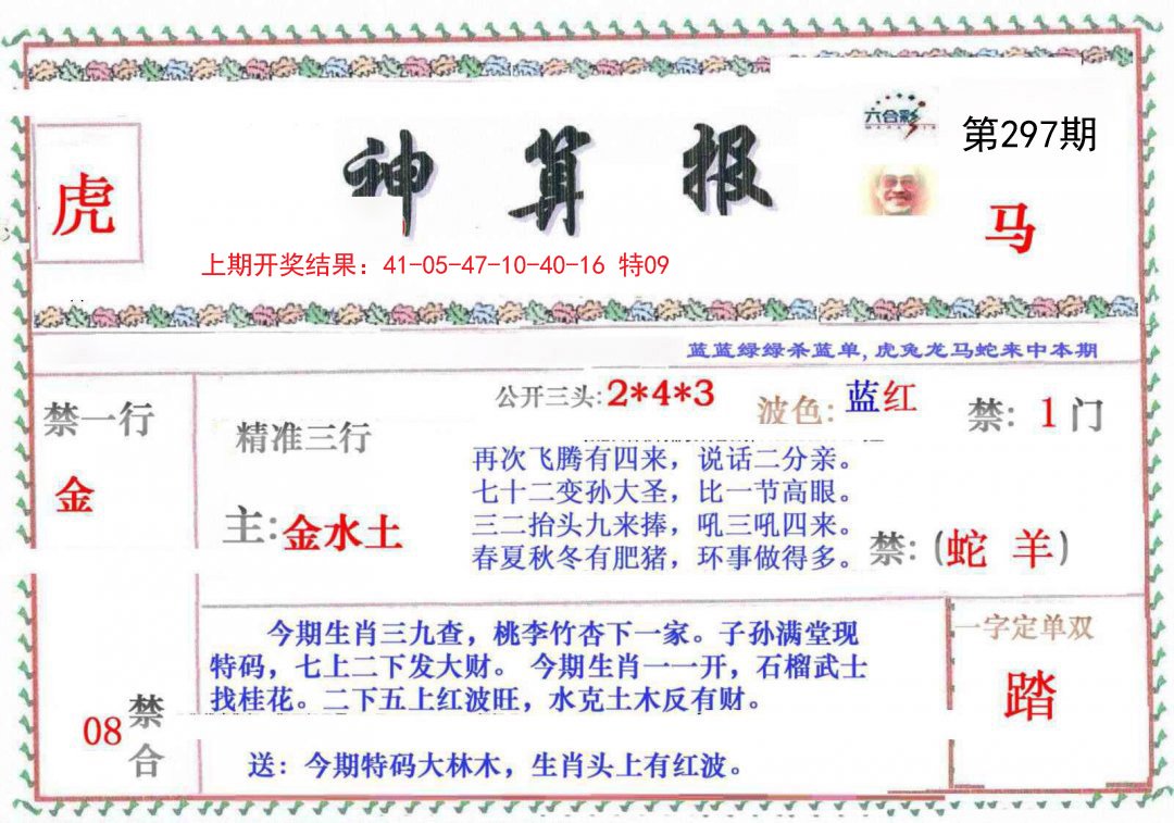 2024297期神算報
