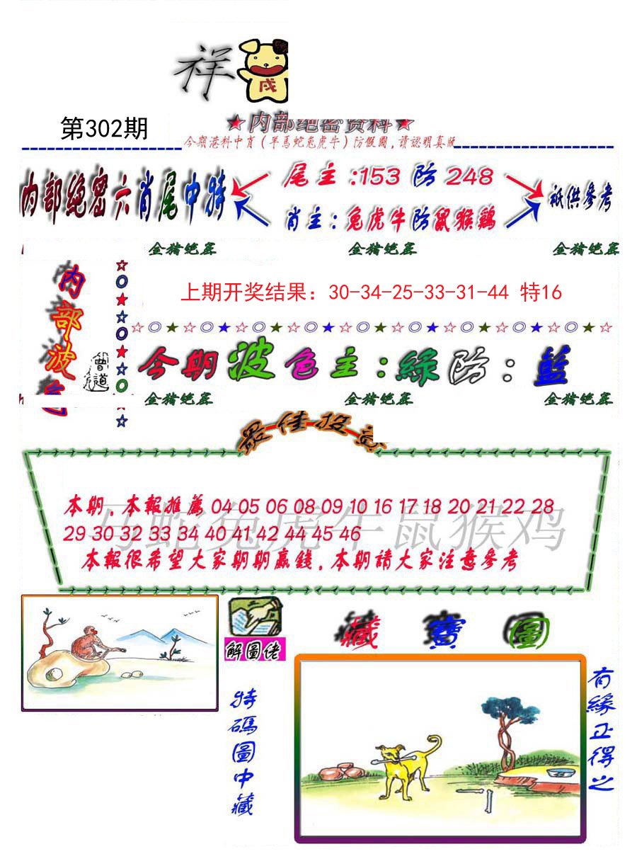2024302期金鼠绝密图