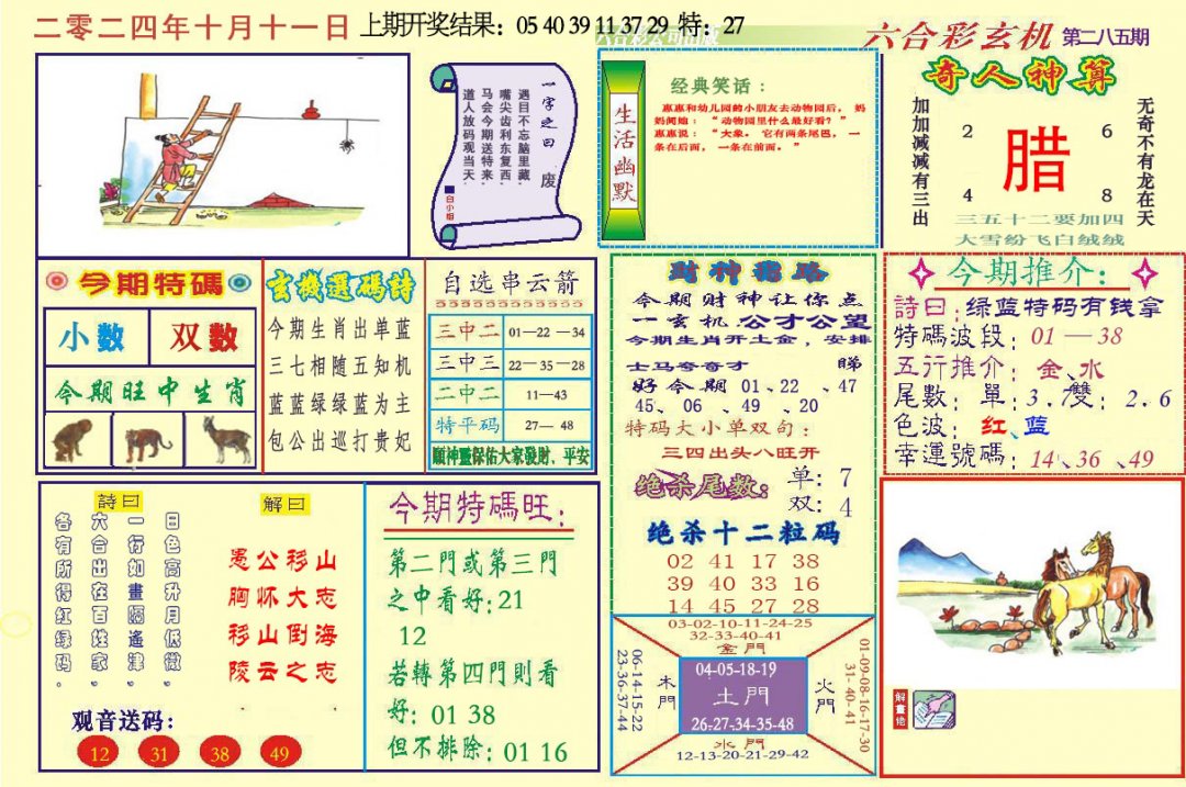 2024285期六合玄机
