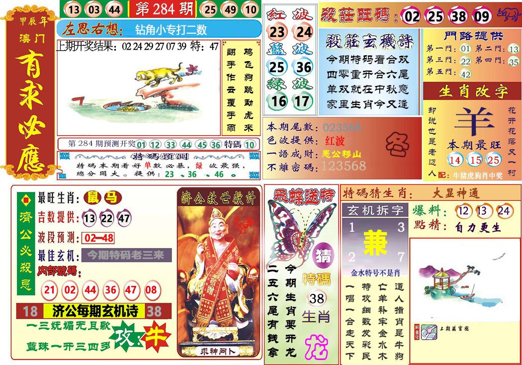 2024284期118有求必应
