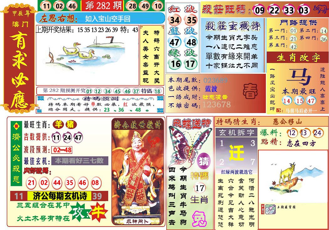 2024282期118有求必应
