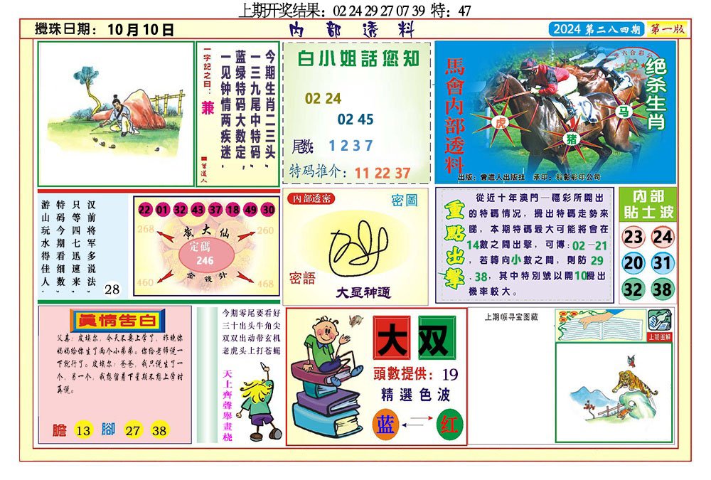 2024284期内部透料A
