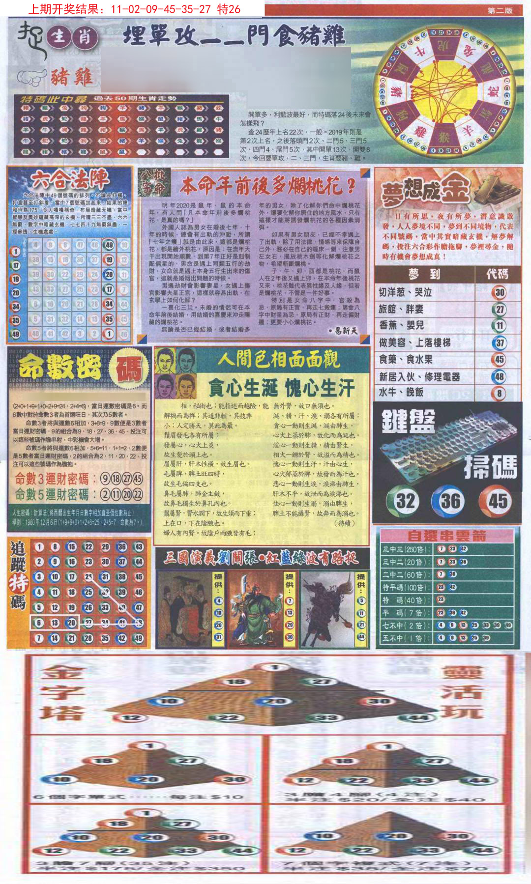 2024278期新报跑狗-2(背面)