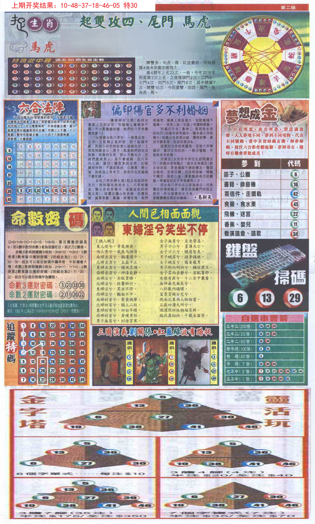 2024294期新报跑狗-2(背面)