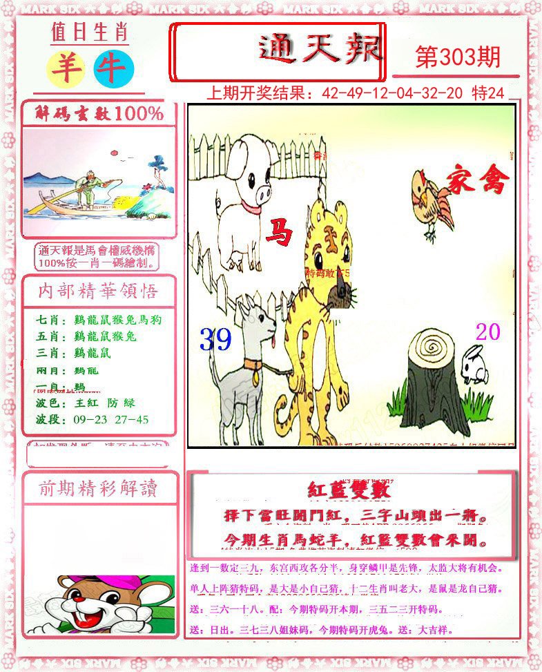 2024303期小喜通天报