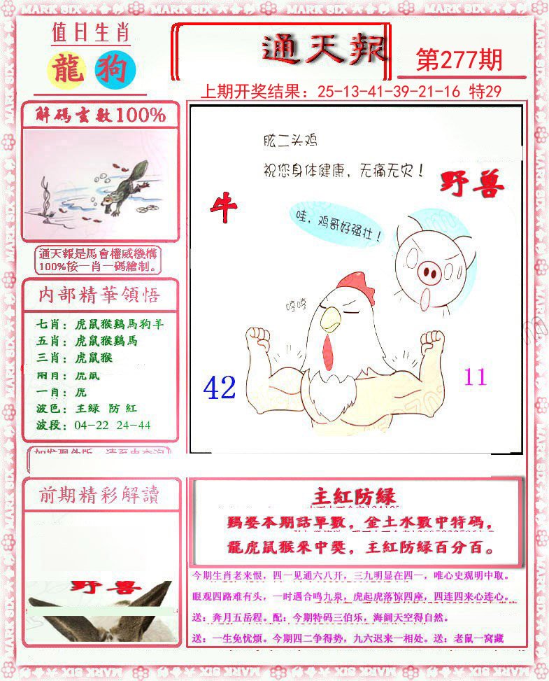 2024277期小喜通天报