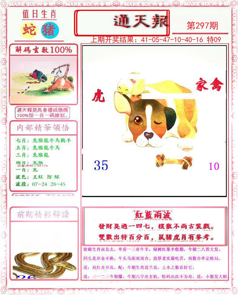 2024297期小喜通天报