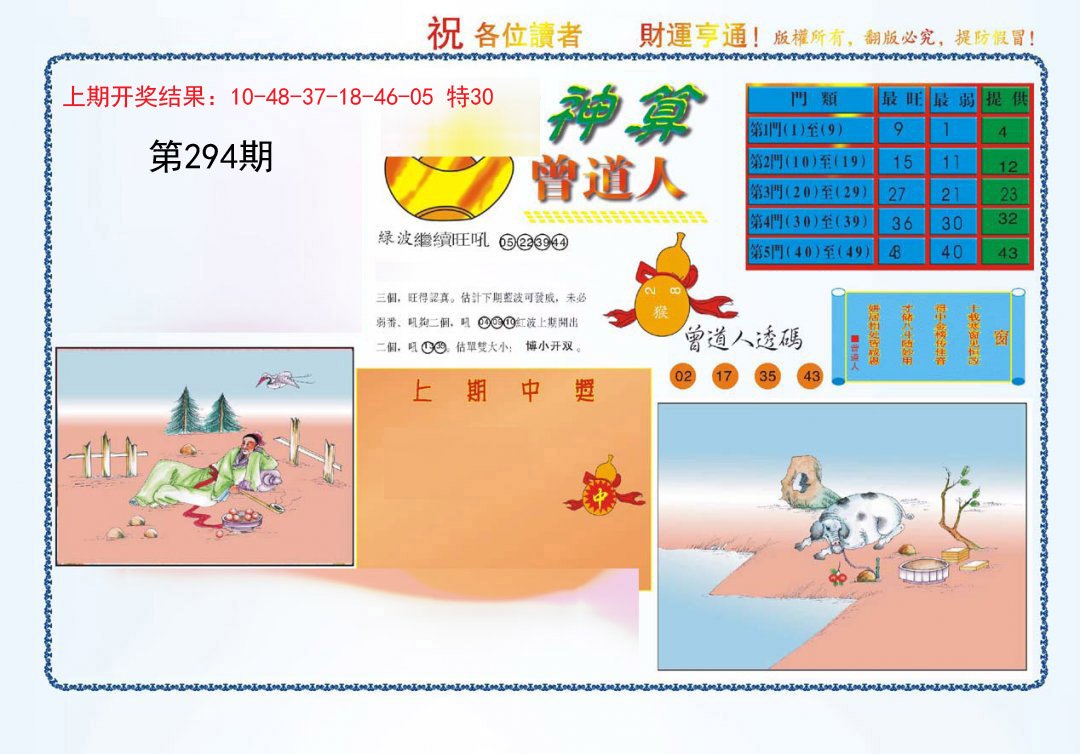 2024294期4-神算