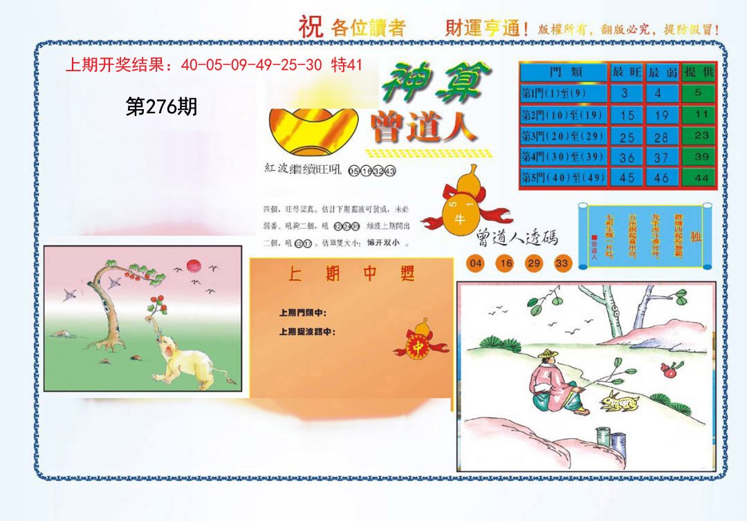 2024276期4-神算