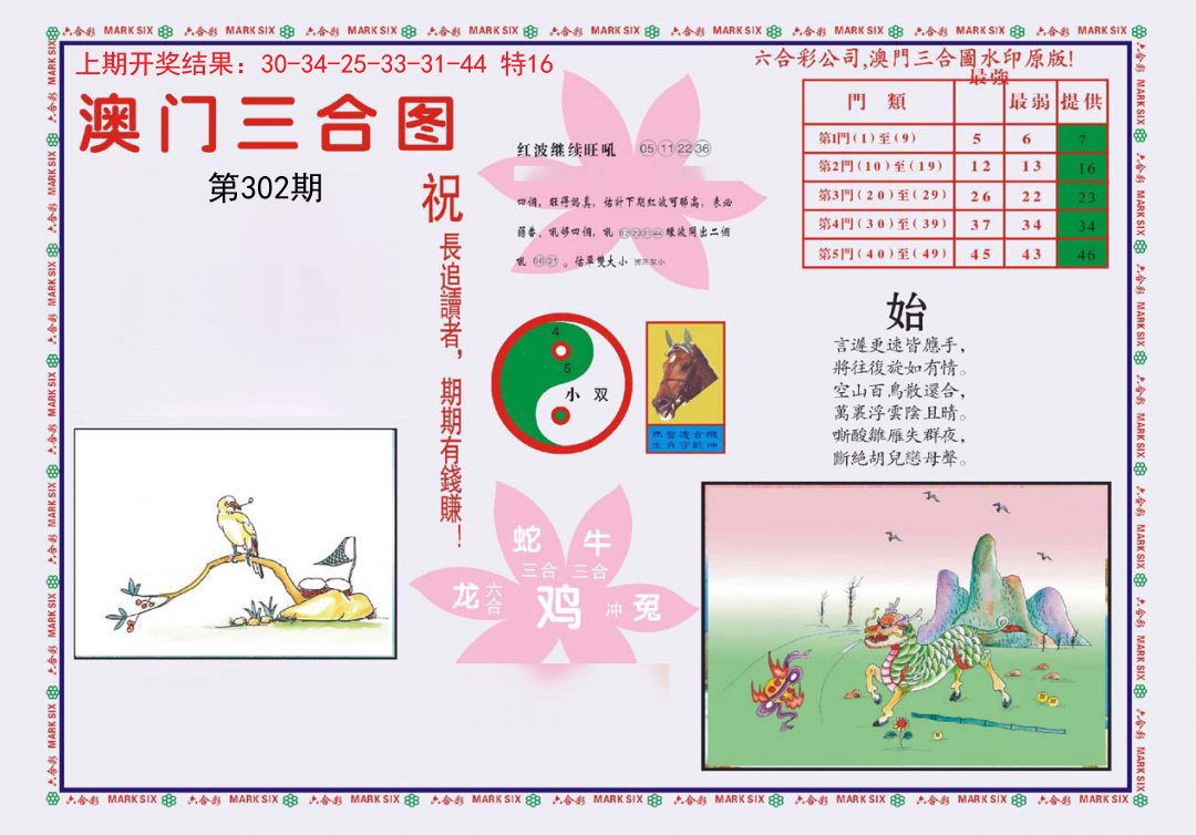 2024302期4-澳门三合