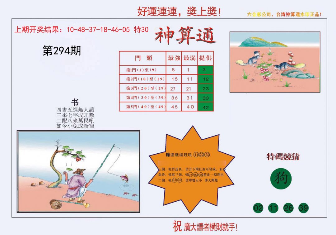 2024294期4-台湾神算
