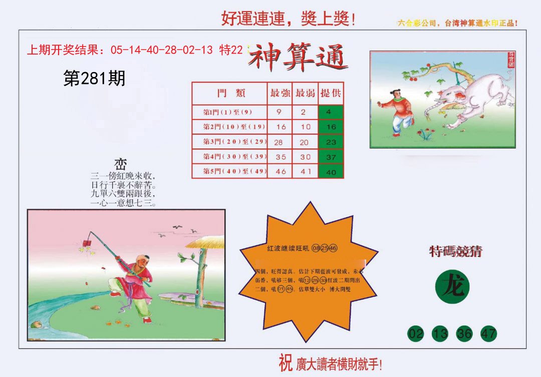 2024281期4-台湾神算