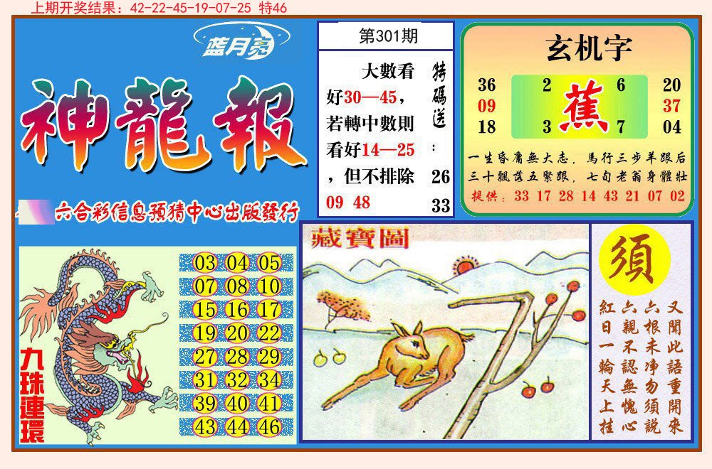 2024301期神龙报
