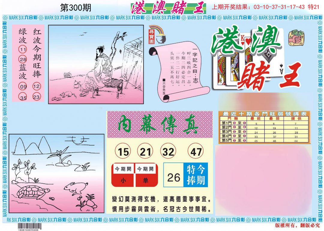 2024300期港澳赌王A