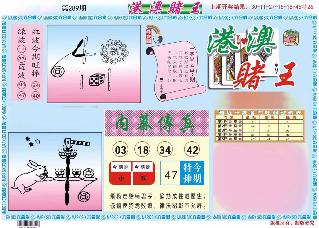 2024289期港澳赌王A