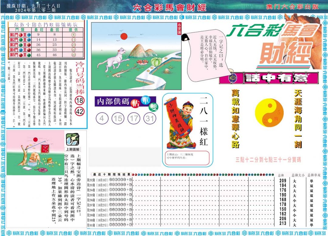2024302期马会财经A