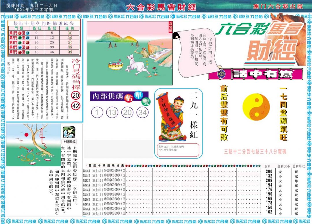 2024300期马会财经A